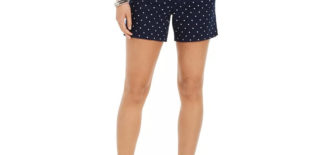 Shorts chino feminino Style &amp; Co, azul marinho, tamanho 12, pequeno