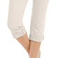 Calça Capri Curvy Feminina Style &amp; Co Prata Tamanho 4