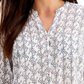 Camisa feminina com estampa de âncora Charter Club, branca, tamanho extragrande