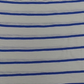 Camiseta feminina listrada Charter Club azul tamanho extra grande