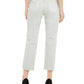 Calça jeans feminina desfiada e reta, tamanho 16, verde, da INC International Concepts