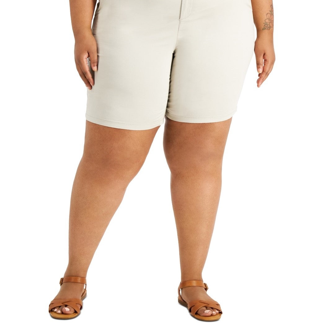Shorts chino feminino Style &amp; Co bege tamanho 22W