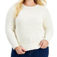 Suéter Bouclé Feminino Style &amp; Co Tamanho Natural Extra Grande