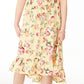 Vestido estampado floral Charter Club Big Girls Mommy &amp; Me, amarelo, tamanho médio