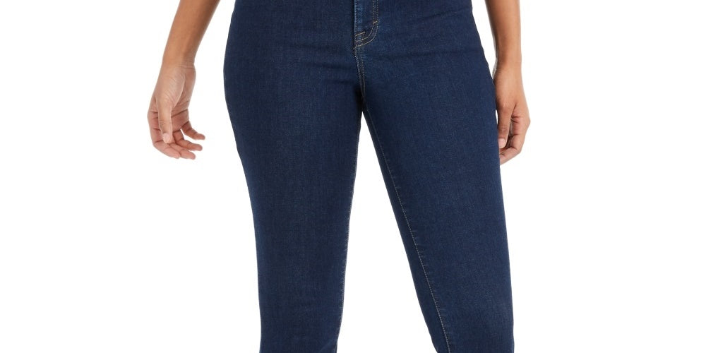 Calça jeans skinny feminina Uptown Raw Hem da Style &amp; Co, azul, tamanho 6