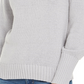 Suéter feminino com manga bufante estilo &amp; co, cinza, tamanho XX-grande