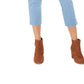 Calça jeans cropped feminina estilo &amp; co, azul, tamanho 6