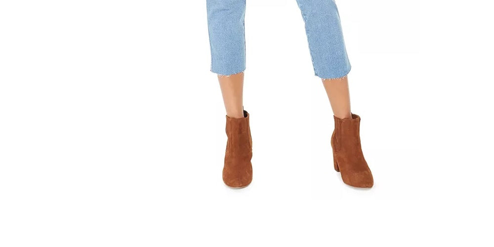 Calça jeans cropped feminina estilo &amp; co, azul, tamanho 6