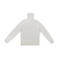 Suéter feminino de gola alta Charter Club, branco, tamanho grande