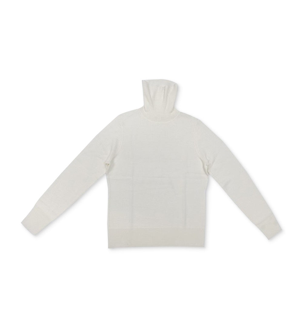 Suéter feminino de gola alta Charter Club, branco, tamanho grande