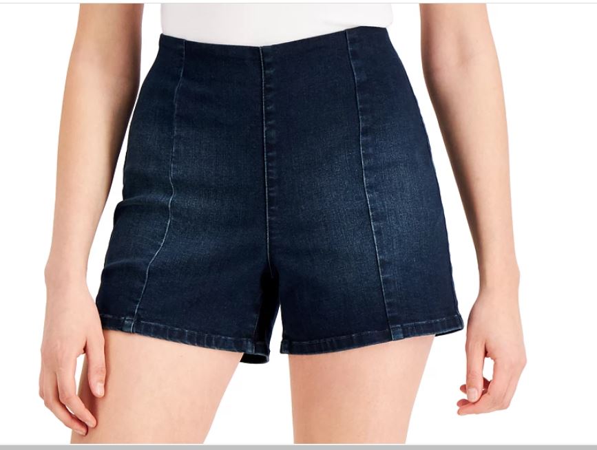 Shorts jeans femininos INC International Concepts, azul, tamanho 6