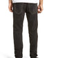 Calça jeans skinny fit masculina Rocco True Religion, preta, tamanho 36