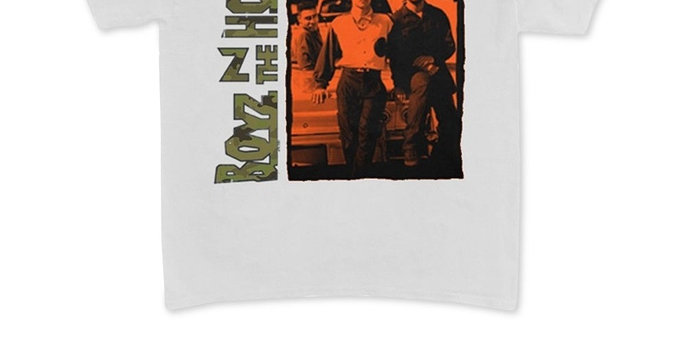 Camiseta masculina de manga curta estampada branca Merch Traffic, tamanho XX-G