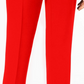 Calças femininas Kasper Slim Straight Leg Modern Vermelhas Tamanho 16