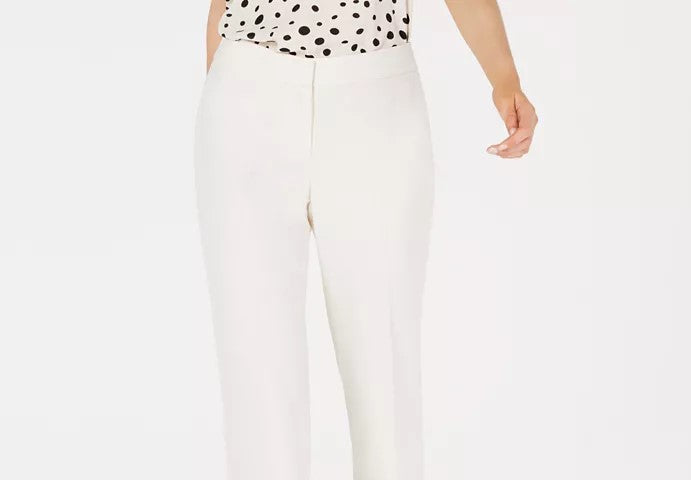 Calças Bi Stretch Femininas Bar III Brancas Tamanho 2