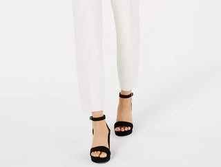 Calças Bi Stretch Femininas Bar III Brancas Tamanho 2