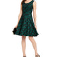 Vestido feminino com lantejoulas e renda, tamanho 12, verde, da INC International Concepts