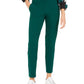 Calça reta feminina Bar III, verde, tamanho 12