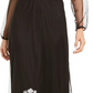 Vestido longo feminino bordado ombro a ombro da INC International Concepts, preto, tamanho 8