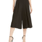 Shorts femininos Anne Klein com pernas largas e bolinhas pretas, cor carvão, tamanho extragrande