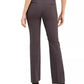 Calças de trabalho femininas de perna larga Anne Klein, cinza, tamanho 10