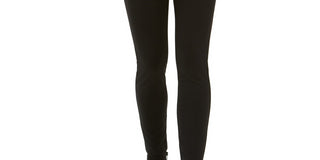 Calça social feminina Bar III skinny, preta, tamanho extrapequeno