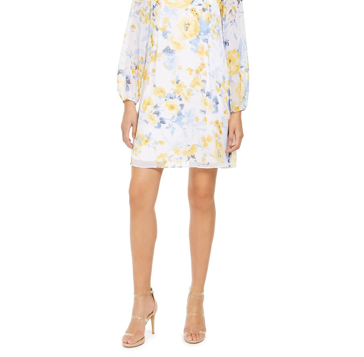 Vestido feminino com decote em V e costas abertas da INC International Concepts, tamanho X-G