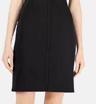 Vestido justo feminino Bar III com decote aberto, preto, tamanho extragrande