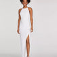 Vestido envelope falso com strass BCX Junior, branco, tamanho extragrande