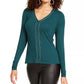 Thalia Sodi Top Feminino com Acabamento em Corrente Verde Tamanho Grande