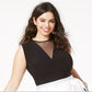 Vestido longo estampado plus size da Morgan &amp; Company para mulheres, preto, tamanho 16W