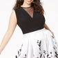 Vestido longo estampado plus size da Morgan &amp; Company para mulheres, preto, tamanho 24W