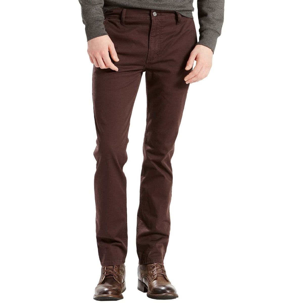 Calça Levi's 511 Slim Fit Hybrid Masculina Vermelha Tamanho 34X32
