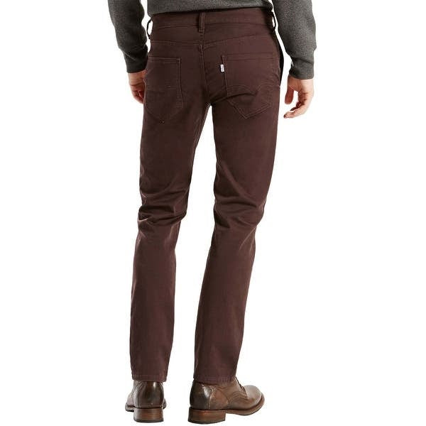 Calça Levi's 511 Slim Fit Hybrid Masculina Vermelha Tamanho 34X32