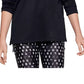 Camiseta de manga comprida Tech ½ Zip para meninas da Under Armour, preta, tamanho médio
