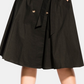 Vestido-camisa com cinto Lafayette da City Chic feminino, moderno e plus size, verde, tamanho 24W