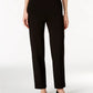 Calça feminina Alfred Dunner Classics Allure Slim Leg Azul-marinho