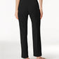 Calça feminina Alfred Dunner Classics Allure Slim Leg Azul-marinho