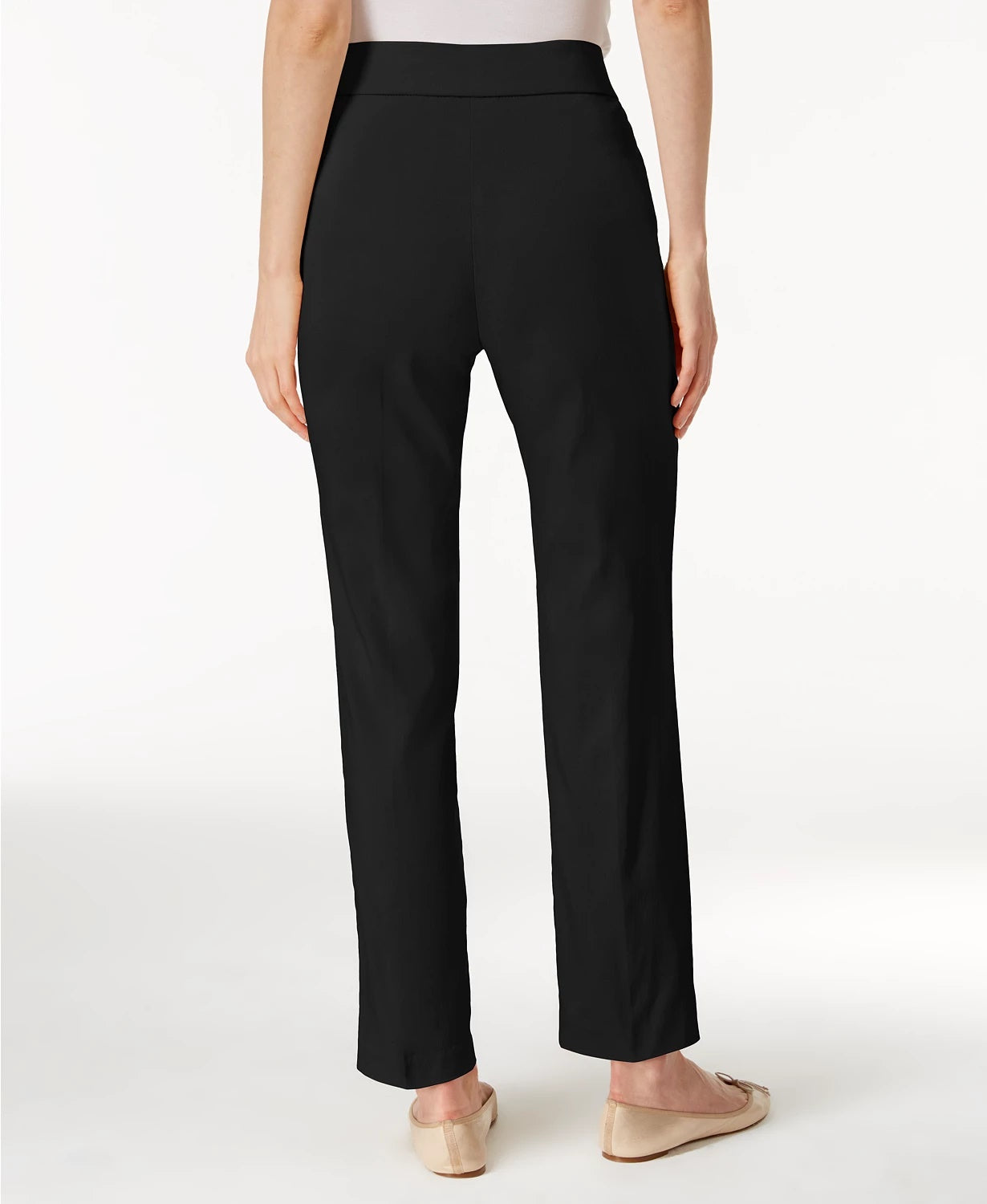 Calça feminina Alfred Dunner Classics Allure Slim Leg Azul-marinho