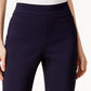 Calça feminina Alfred Dunner Classics Allure Pull-On Slim-Leg Azul-marinho - Tamanho 14