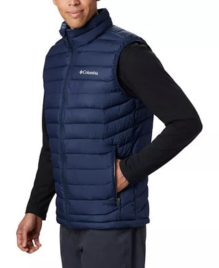 Colete Columbia Powder Lite Masculino Azul Tamanho Médio