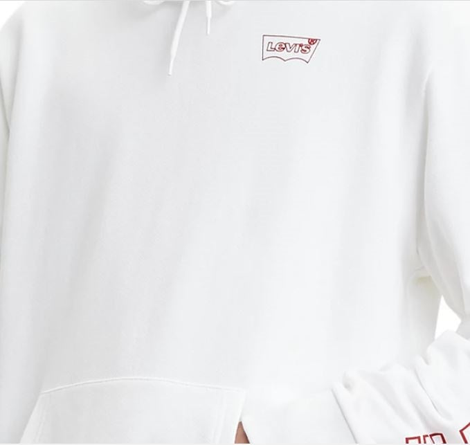 Moletom Levi's Star Wars Stormtrooper Masculino Branco Tamanho Médio