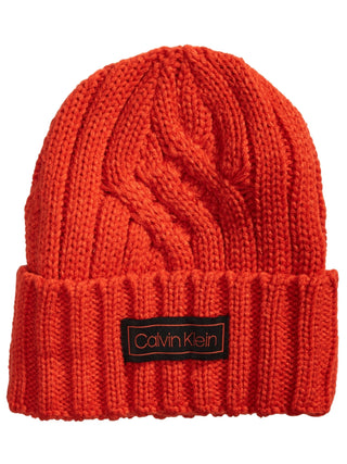 Boné Calvin Klein Crossroad Cable Knit Masculino Laranja Tamanho Regular