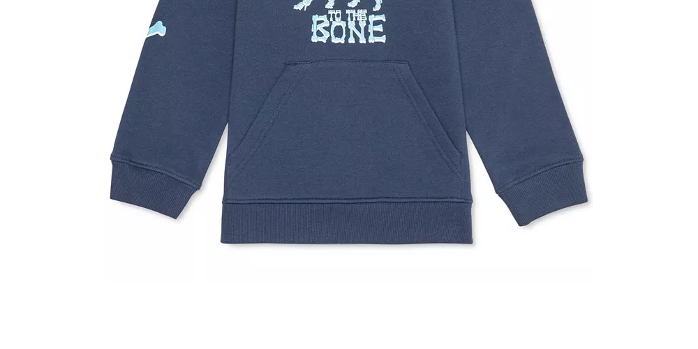 Moletom com capuz Jem Little Boys Rad To The Bone, azul marinho, tamanho 5