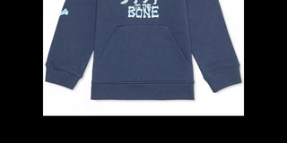 Moletom com capuz Jem Little Boys Rad To The Bone, azul marinho, tamanho 5