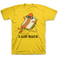 Camiseta Jem Toddler Boys Laid Back, amarela, tamanho 3