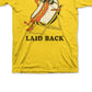 Camiseta Jem Toddler Boys Laid Back, amarela, tamanho 3