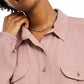 Blusa cargo com cordão e bolso Self Esteem Juniors rosa brilhante tamanho grande