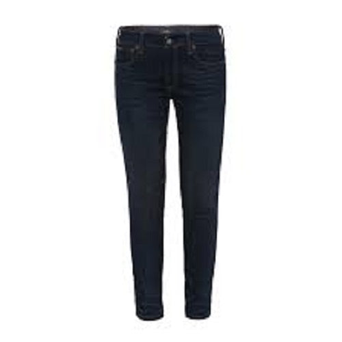 Calça jeans skinny azul marinho feminina Ralph Lauren, tamanho 12