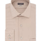 Camisa social masculina Van Heusen Flex Classic Fit Stretch sem rugas e estampa Nailshead, tamanho bege 15,5 x 32 x 33